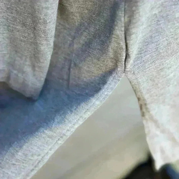 J. Jill Luxe Supima Turtleneck Tunic XLT Heather Gray casual minimalist - Picture 4 of 5